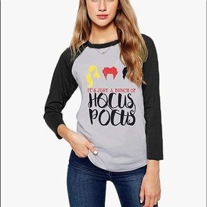 Its Just A Bunch of Hocus Pocus Womens Long Sleeve Top (BRAND NEW IN PACKAGE)
